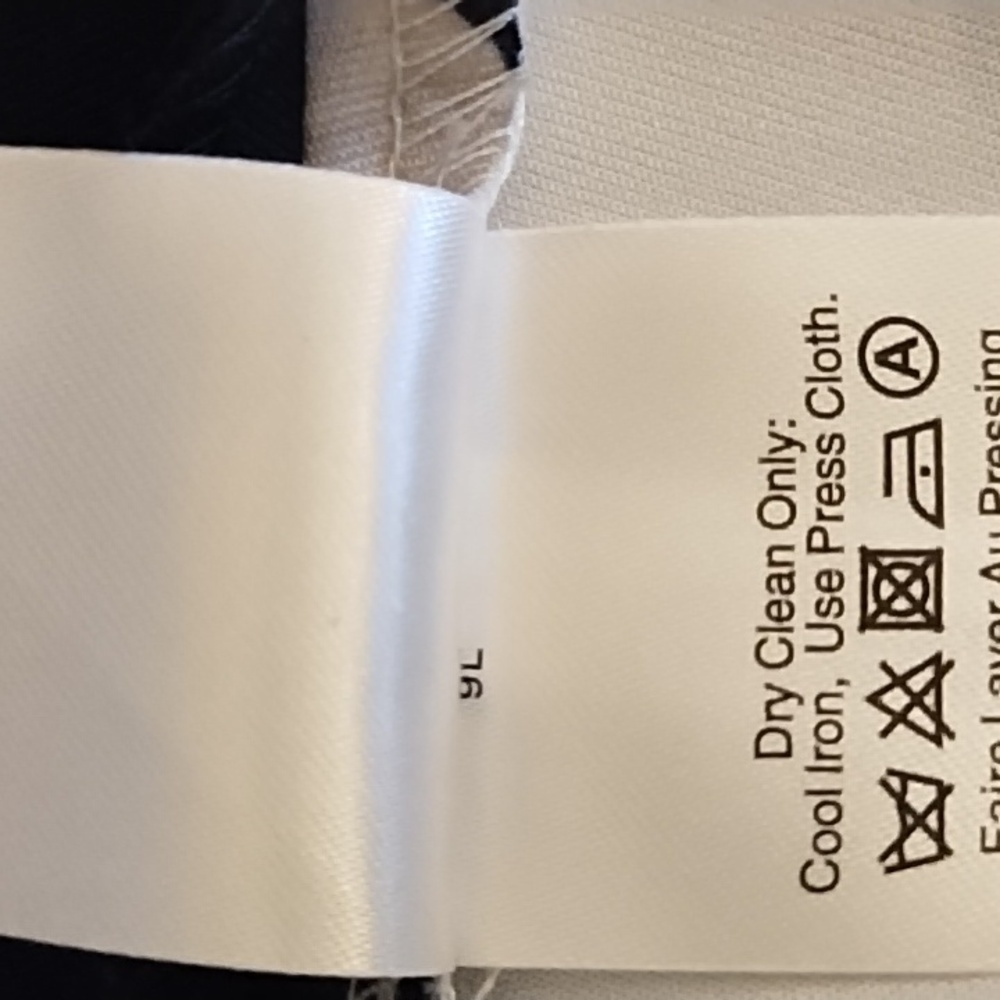 DKNY DRESS, BLACK, WHITE, TAN, BEAUTIFUL CUT, PERFECT CONDITION, SZ 12. - Picture 11 of 11